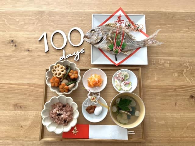 お食い初め、鯛